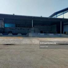 Port Klang warehouse with loading bay