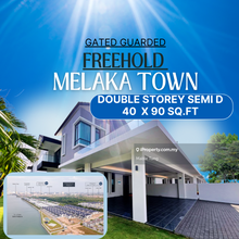 Freehold Gated Guarded Double Storey Semi D nr Ujong Pasir Melaka Town