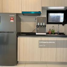 Parc 3, 3 rooms, fully furnished, non-bumi lot, park view, 2 carparks