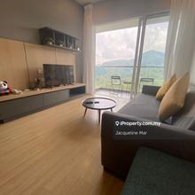Mountain greenery view for relaxing 