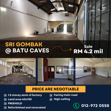 Facing main road and refurbished 