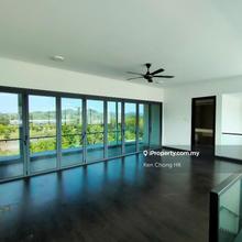 Lake garden frontage house