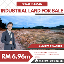 Senai Idaman 2.13 Acres Industrial Land for Sale