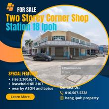 2sty corner shop at Station 18 Ipoh