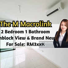 The M Macrolink, Unblock View, Brand New, 2 Bedroom 1 Bathroom