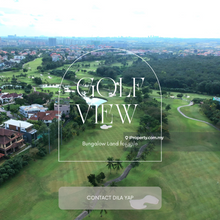 Bungalow land with greenery and golf view land for sale