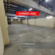 Jalan Siram 1.5 storey near Raja Uda light industrial factory for rent