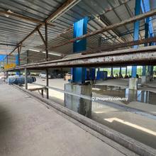 3 acres land with 1 acres builtup warehouse 