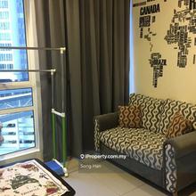 2bedrooms with 3 airconds , best price ,new painting