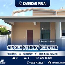 Bandar Baru Kangkar Pulai Amber Hills Single Storey Cluster for Sale