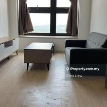 Sunway Grid loft type with two beds, basic fully furnished unit