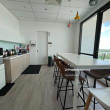 Fully Furnished office next to LRT Station for Lease!!