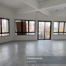 First floor with partition ready