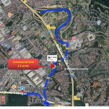 Main Road Commercial land Sungai Buloh for sale
