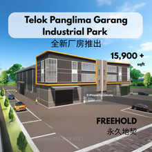 Telok Panglima Garang Industrial Park Brand New 3 Sty Semi-D Warehouse