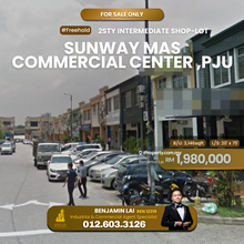 Limited 2sty Shop Sunway Mas Commercial Center for Sale