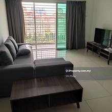 Partially furnished unit for rent