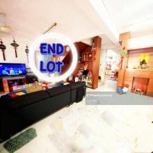 End lot with 10 feet extra land 