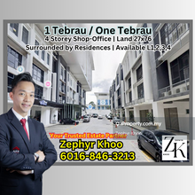 1 Tebrau / One Tebrau 4 Storey Shop-Office For Rent