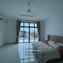 Bandar cemerlang cluster house with fully furnished for rent