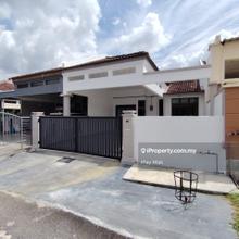 Freehold 1 Storey Terrace Renovated Extended Rembia Melaka for Sale