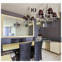 1,300 square feet, 3bedrooms, 2 bathrooms, 1 laundry room