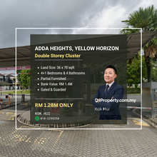 Double Storey Cluster @ Adda Heights Yellow Horizon For Sale! Rm1.28m