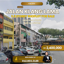 Jalan Klang Lama 3.5 Storey Shoplot For Sale