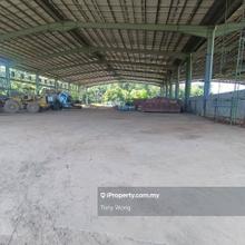 Telipok tuaran covered warehouse open fo rent