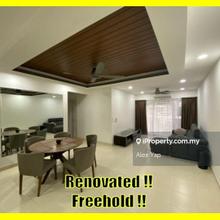 Renovated Unit!! Mid Floor!! Freehold And Near To Setia Taipan!!