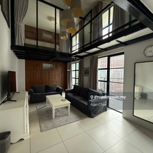 Colonial duplex actual unit with office partition