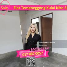Kulai Flat Temenggong Nice Design 3bed Rm500 Can Buy