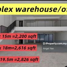 Duplex Warehouse@Emhub Kota Damansara,near Jln Teknologi, Jln Cecawi