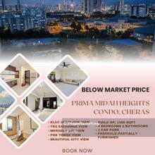 Cheap B.M.V Cheras Taman Midah Condo, KLCC View, 4 Rooms 1 Carpark