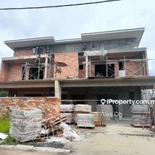 Ipoh new double storey semi d house for Sale
