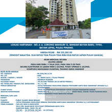 Auction Pangsapuri Mahsuri !! Below Market Price!!