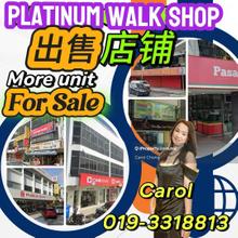 Platinum Walk shop ground floor danau kota,setapak indah ,setapak