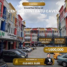 Centre Point, Batu Caves Corner Ground Floor Shop for Sale 