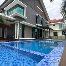 Private Pool fully furnished facing open best unit in alam impian