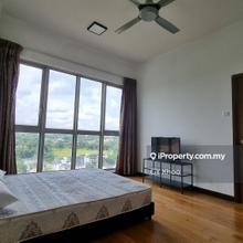 High floor two bedroom furnished available move in