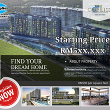 A unique loft studio layout available now in Kuching