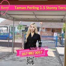 Johor Bahru Taman Perling Partially Furnished 1.5 Storey Terrace 3bed