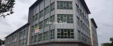 4 Storey Corner Shop for Sale with lift, huge car park, facing front 1