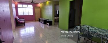 Bandar Selesa Jaya Villa Krystal Apartment, For Sale Rm220k Only 1