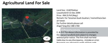 Kundang, Rawang land for sale 1