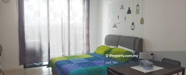 Studio with balcony fully furnished for rent  1