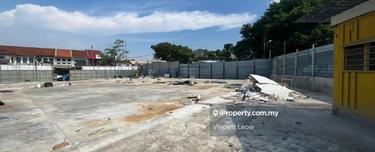 Road Side Empty Flat Concrete Land For Rent At Penang Jalan Air Itam 1