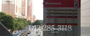 3 min walk to Lrt station below shopping mall with amenities gd loc 1