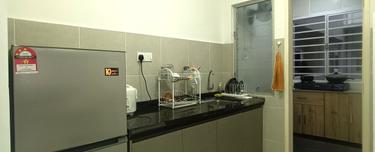 Furnished Unit with Kitchen Cabinet & Ac @ Harmoni Eco Majestic 1
