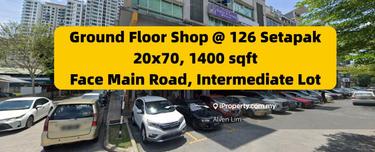126 Genting Kelang, Main Road shop, 20x70 1400sf 1